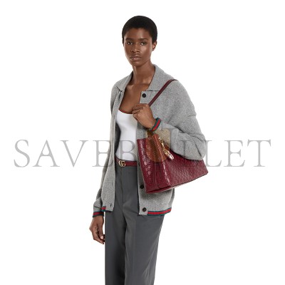 GUCCI GG EMBLEM LARGE TOTE BAG ‎815213 (38*25*15cm)